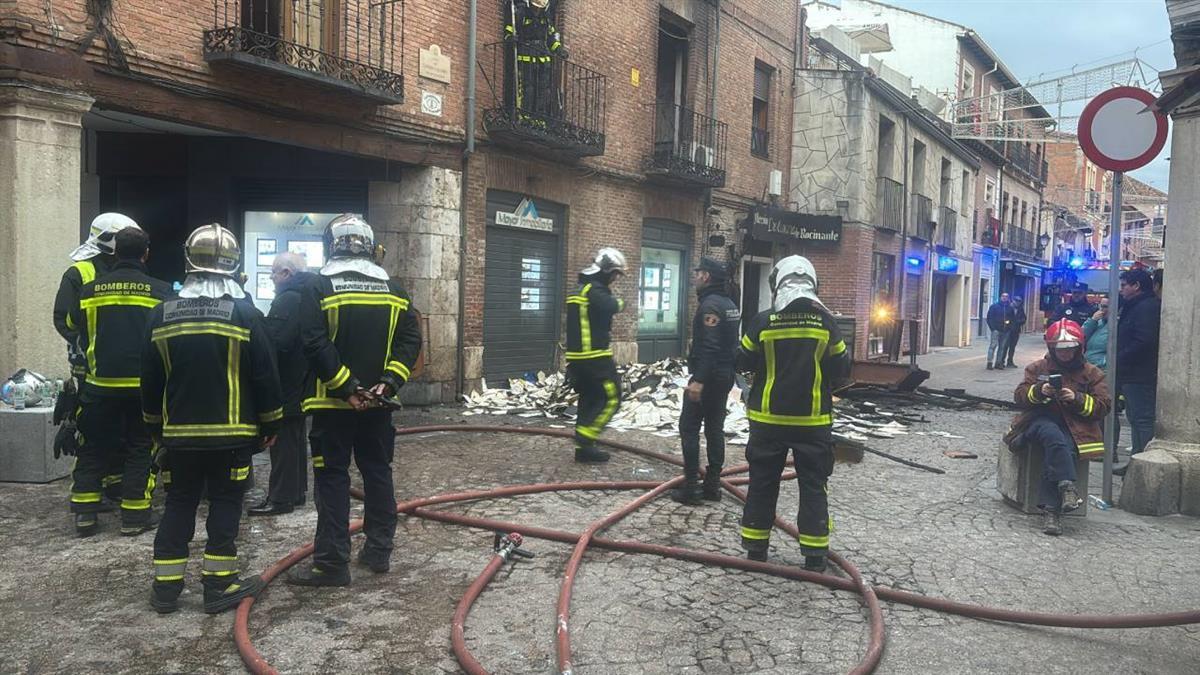 Se ha producido un incendio en una vivienda ubicada en la calle Carmen Calzado