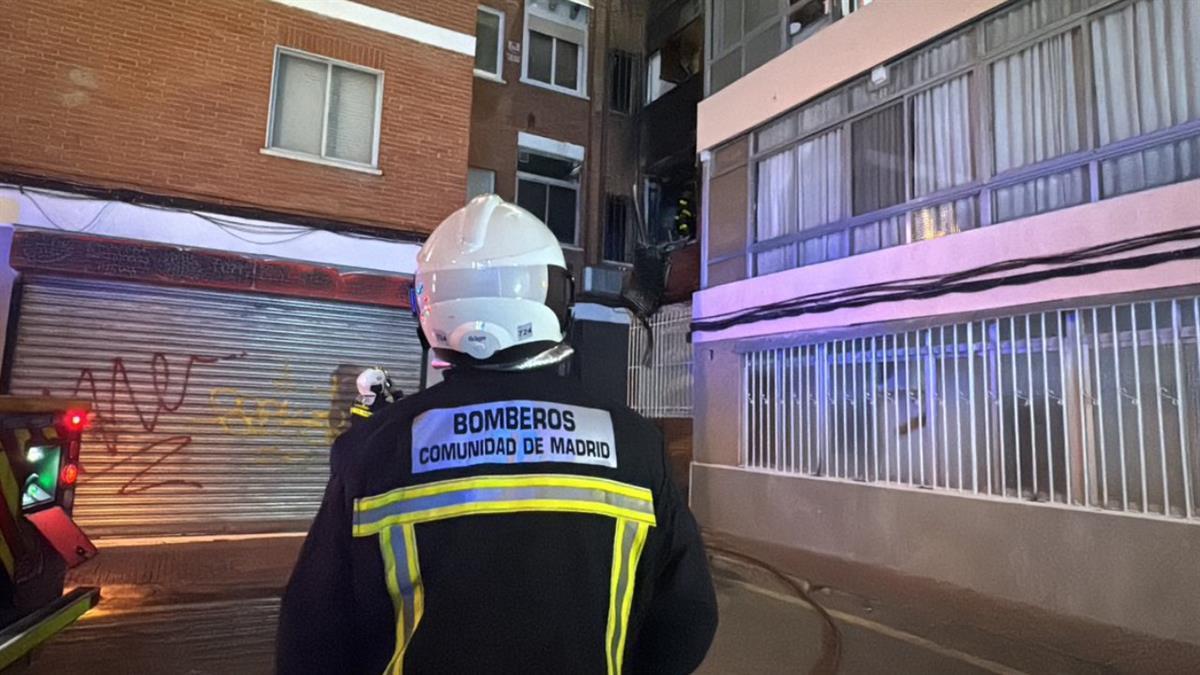 Han trabajado siete dotaciones de Bomberos de la Comunidad de Madrid