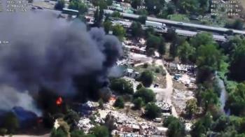 Este incendio se produjo durante la tarde ayer 