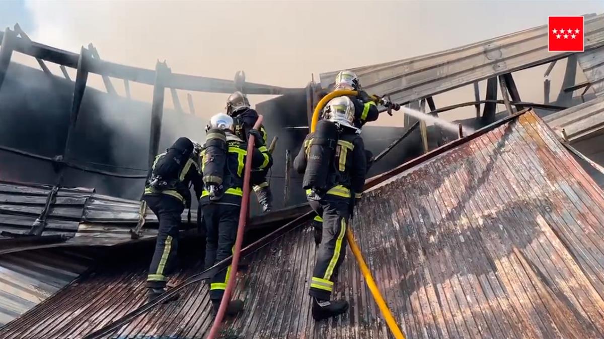 Han colapsado cubierta y dos muros exteriores