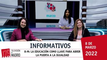 Las jornadas del 8-M protagonizan el informativo de este martes en Televisión Digital de Madrid