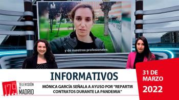 Jueves de informativo en Televisión Digital de Madrid: toda la actualidad local y regional a un solo clic