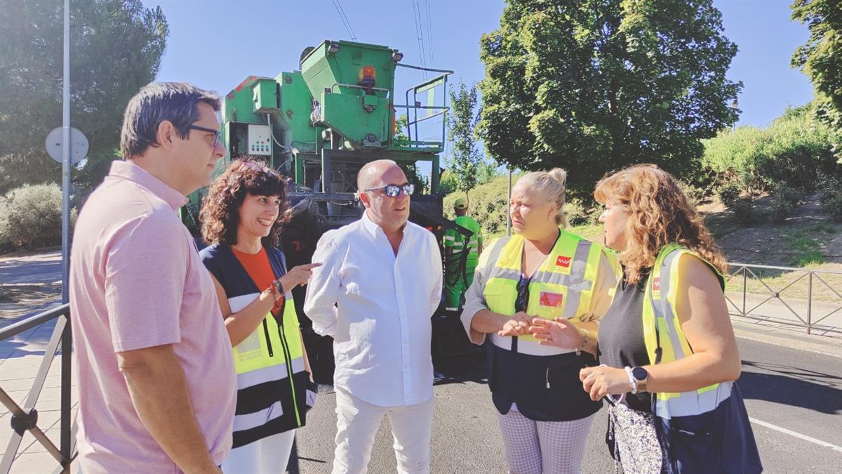 Las obras se han enfocado en la mejora del firme de la calzada