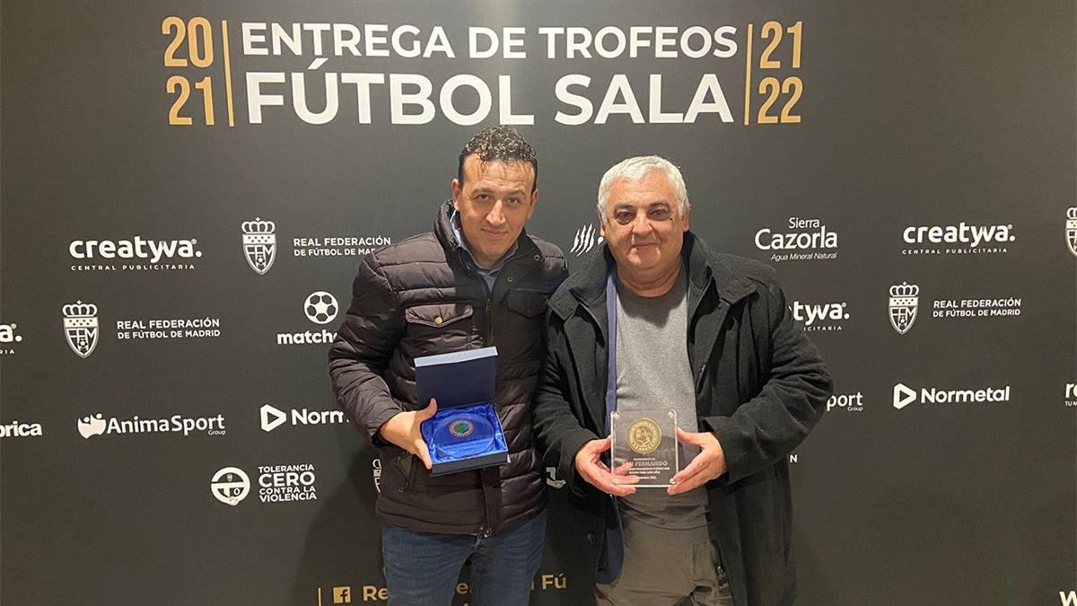 La Federación Madrileña de Fútbol Sala reconoce el trabajo de la Concejalía de Deporte y su apuesta por esta práctica