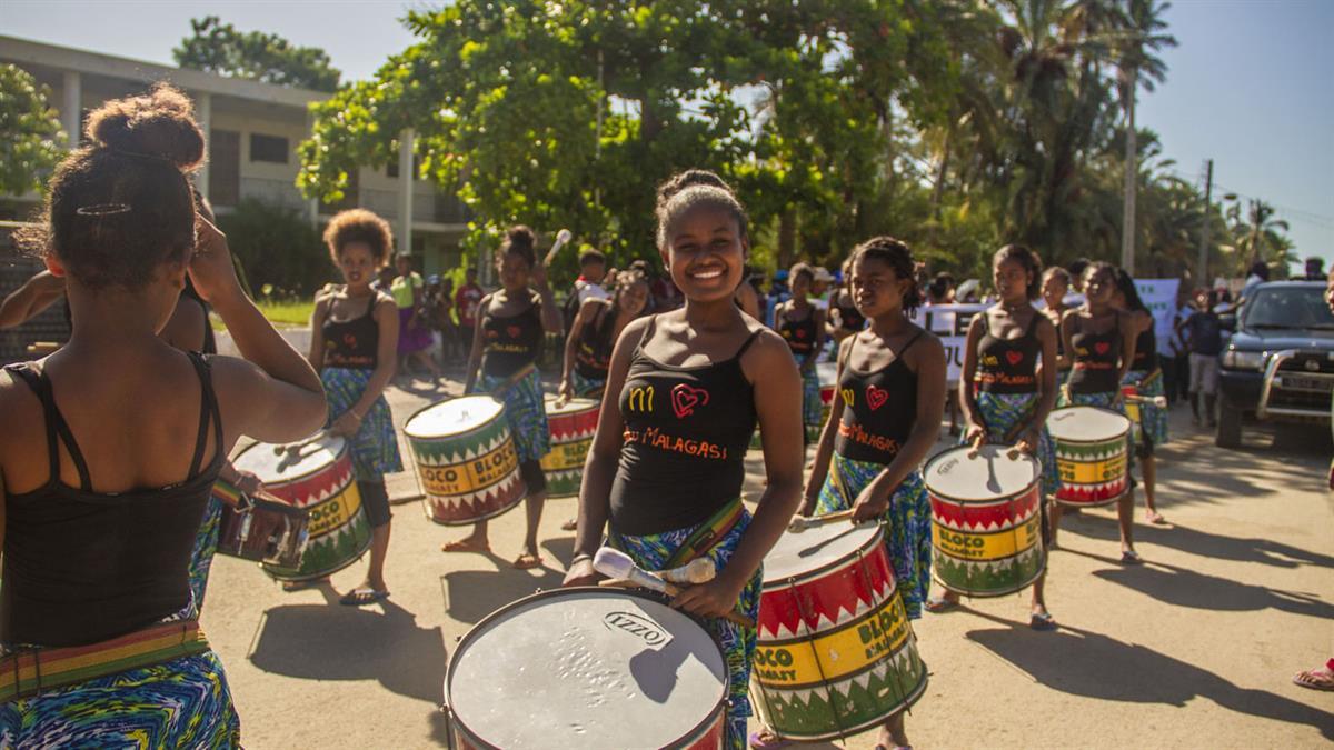 Una iniciativa junto a la batucada Bloco Malagasy