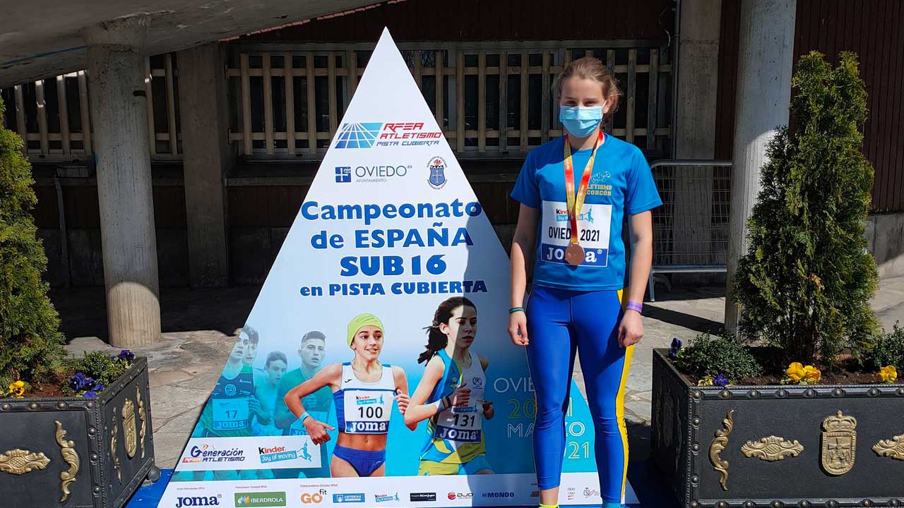 Laura Martínez suma una nueva medalla para el Atletismo Alcorcón | SoyDe