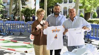 La delegada de Obras y Equipamientos, Paloma García Romero, y el concejal de Centro, Carlos Segura, han visitado el circuito en el paseo del Prado

