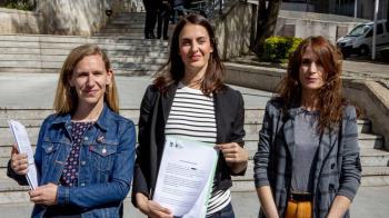 La portavoz de la formación critica la “inacción de Almeida”