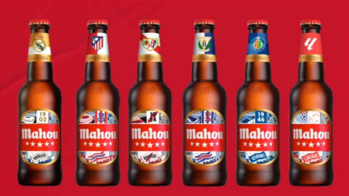 La mítica marca de cerveza ha diseñado una 'Cinco Estrellas' para cada club 