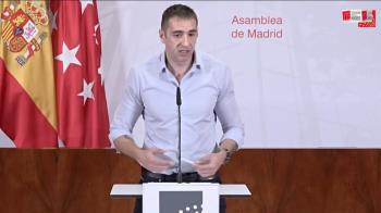 Emilio Delgado, portavoz adjunto de Más Madrid, hace balance de la gestión del Gobierno regional