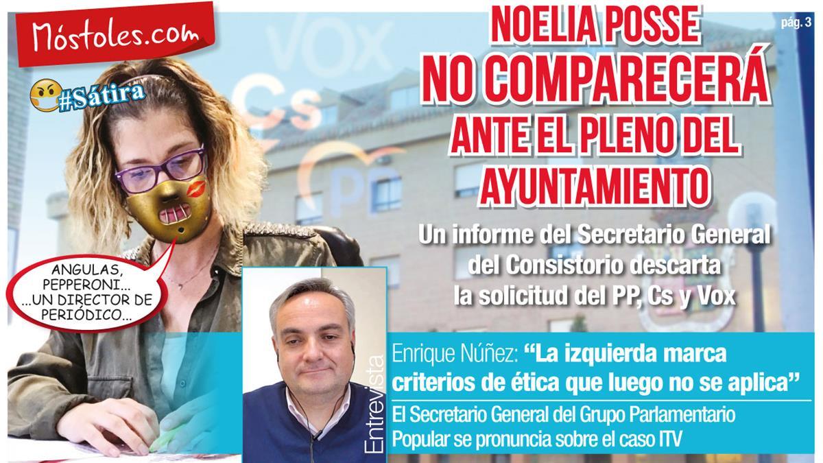 Noelia Posse no comparecerá ante el Pleno del Ayuntamiento