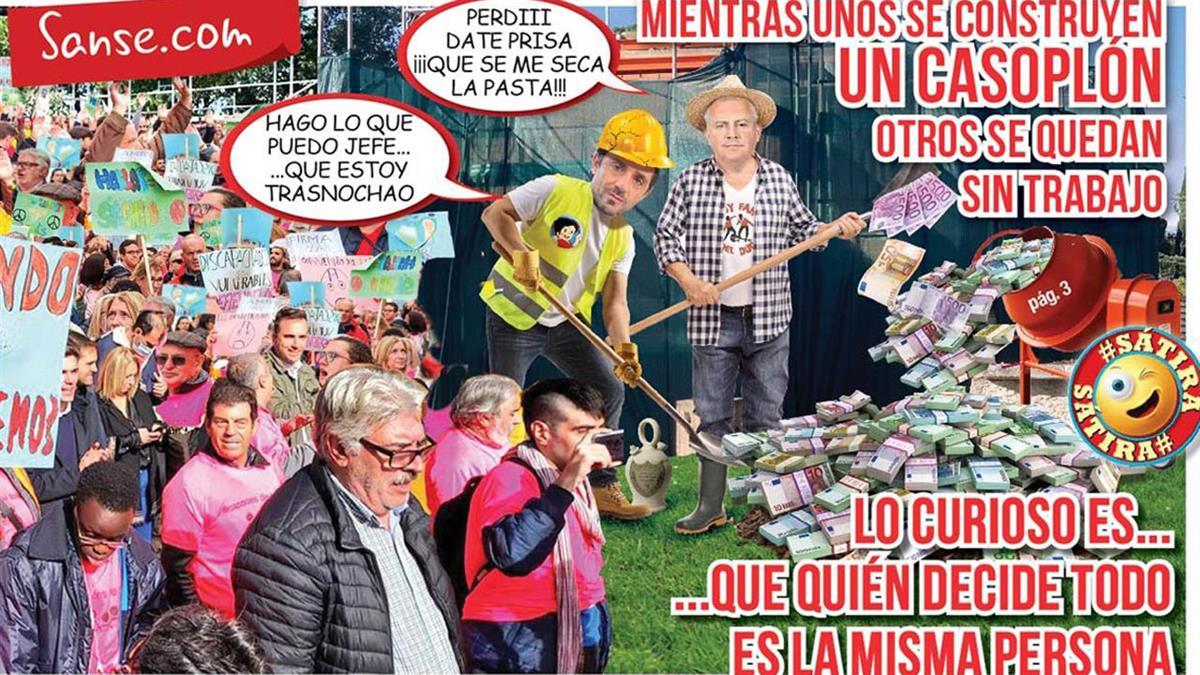 Mientras unos se construyen un casoplón otros se quedan sin trabajo