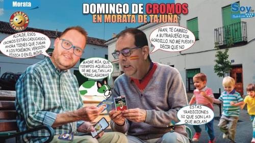 Domingo de cromos en Morata de Tajuña