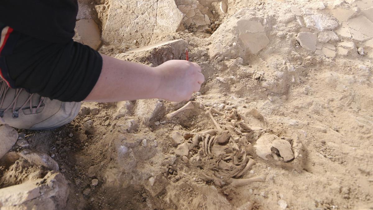 Continúan los trabajos arqueológicos y la restauración de pinturas murales en el yacimiento de Alcalá