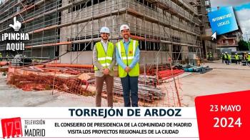 El consejero de Presidencia de la Comunidad de Madrid ha sido recibido por el alcalde, Alejandro Navarro