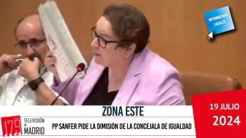 INFORMATIVO ZONA ESTE | PP Sanfer pide la dimisión de la concejala de Igualdad