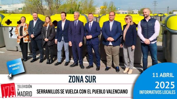 INFORMATIVO ZONA SUR | Serranillos se vuelca con el pueblo valenciano
