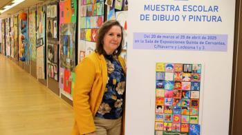 Las personas y alumnos que visitan la muestra pueden votar por la propuesta que les haya resultado más atractiva 