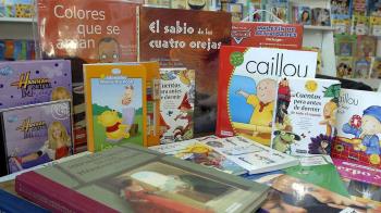 Los títulos corresponden a las tres categorías que oferta la biblioteca