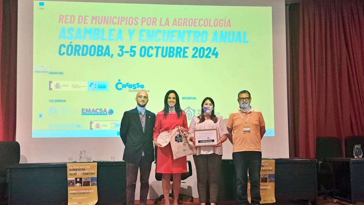 Este reconocimiento lo otorga la Red de Municipios por la Agroecología 