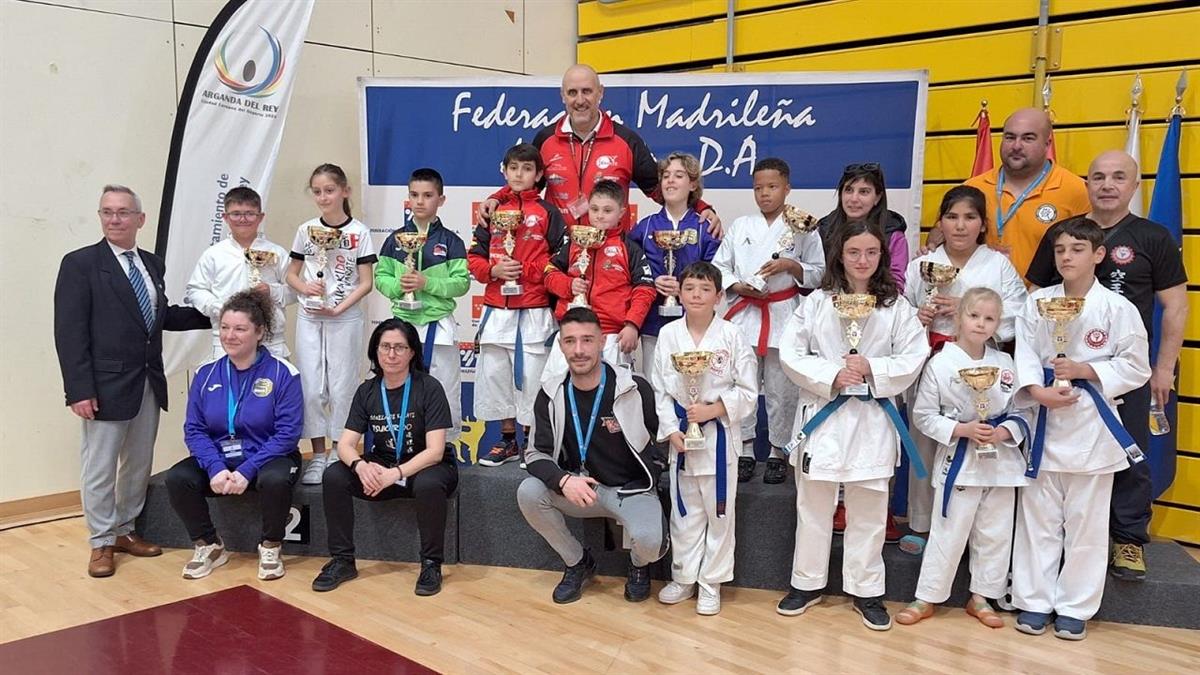 El campeonato se ha celebrado en Arganda del Rey, y han logrado premios en las categorías de Kata y Kumite Individual