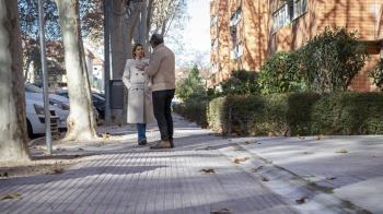 En la calle Toledo en el barrio del Val