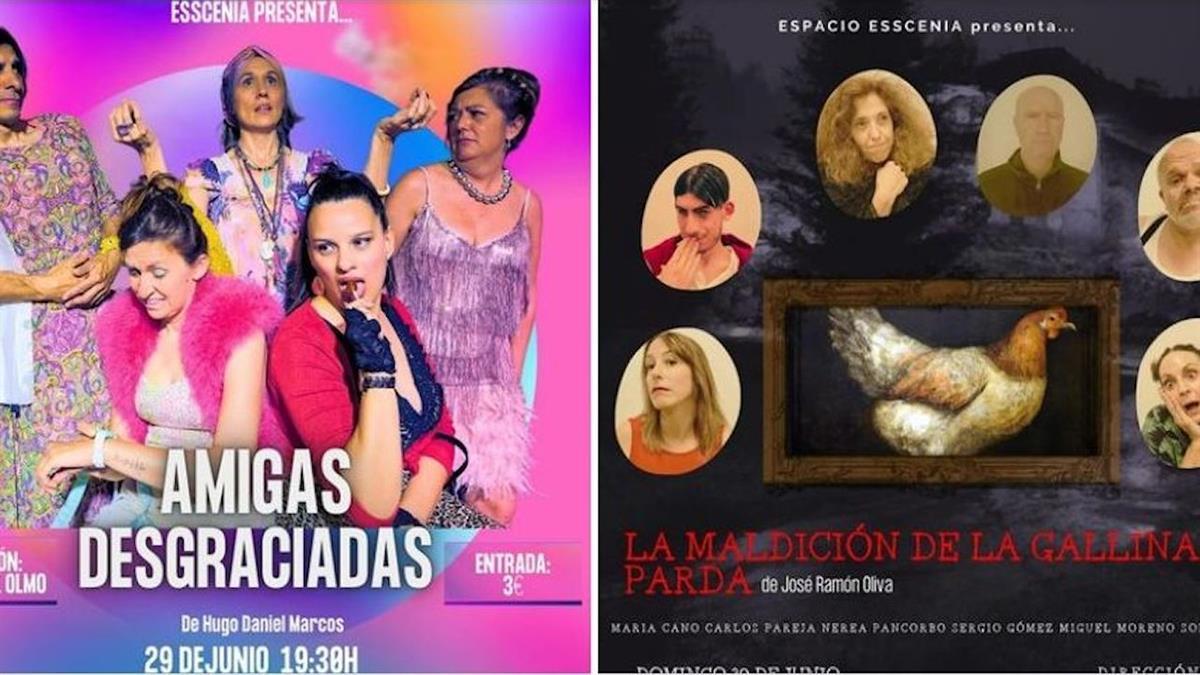 Amigas Desgraciadas y La Maldición de la gallina parda llegan al teatro municipal 