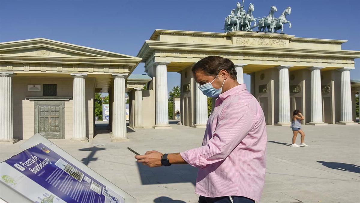 La última renovación del recinto ha incluido QR en todos los monumentos a modo de audioguía