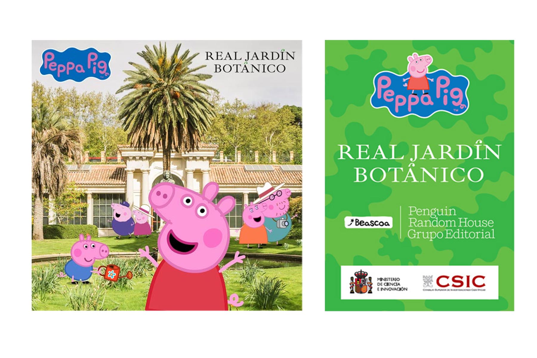 Peppa Pig y su familia nos enseñan desde mañana en el Real Jardín Botánico  cómo defender el medio natural y mejorar nuestro planeta - Real Jardín  Botánico de Madrid