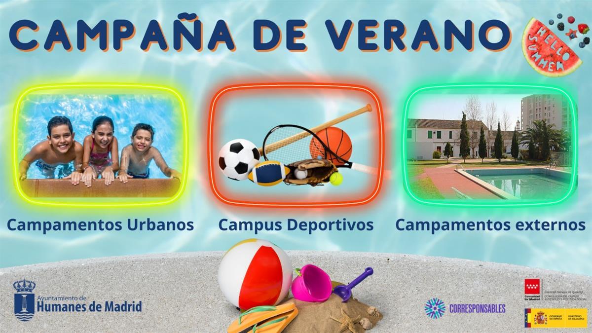 El 4 de junio se abre el plazo extraordinario de los campamentos urbanos, campus deportivos y campamentos externos