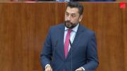 El portavoz del PP defiende la Real Casa de Correos en el pleno de la Asamblea