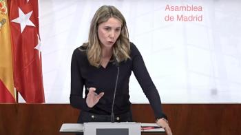 Mar Espinar asegura que Enrique Ossorio no responde al papel que tiene en el parlamento madrileño, "saltándose todas las líneas"