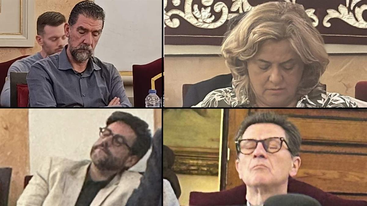 Publican cinco fotos de conejales de Alcalá mientras “parecen estar dormidos”