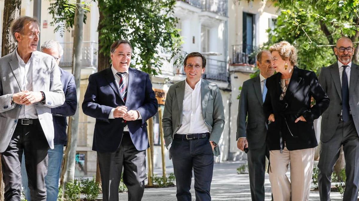 Una intervención que, según el alcalde, mantiene la apuesta del Ayuntamiento “para que la calidad de vida sea la seña de identidad de la ciudad de Madrid”
