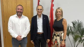 El alcalde Iván Fernández mantuvo una reunión con el director de la Dirección de Área Territorial Sur  