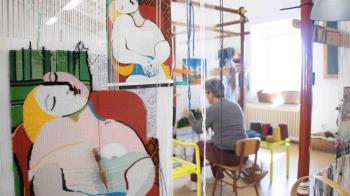 La Escuela Municipal de Tapices de Alto Lizo abre sus puertas al público 