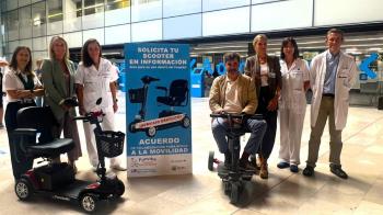 Scooters para facilitar los desplazamientos en el Hospital Rey Juan Carlos