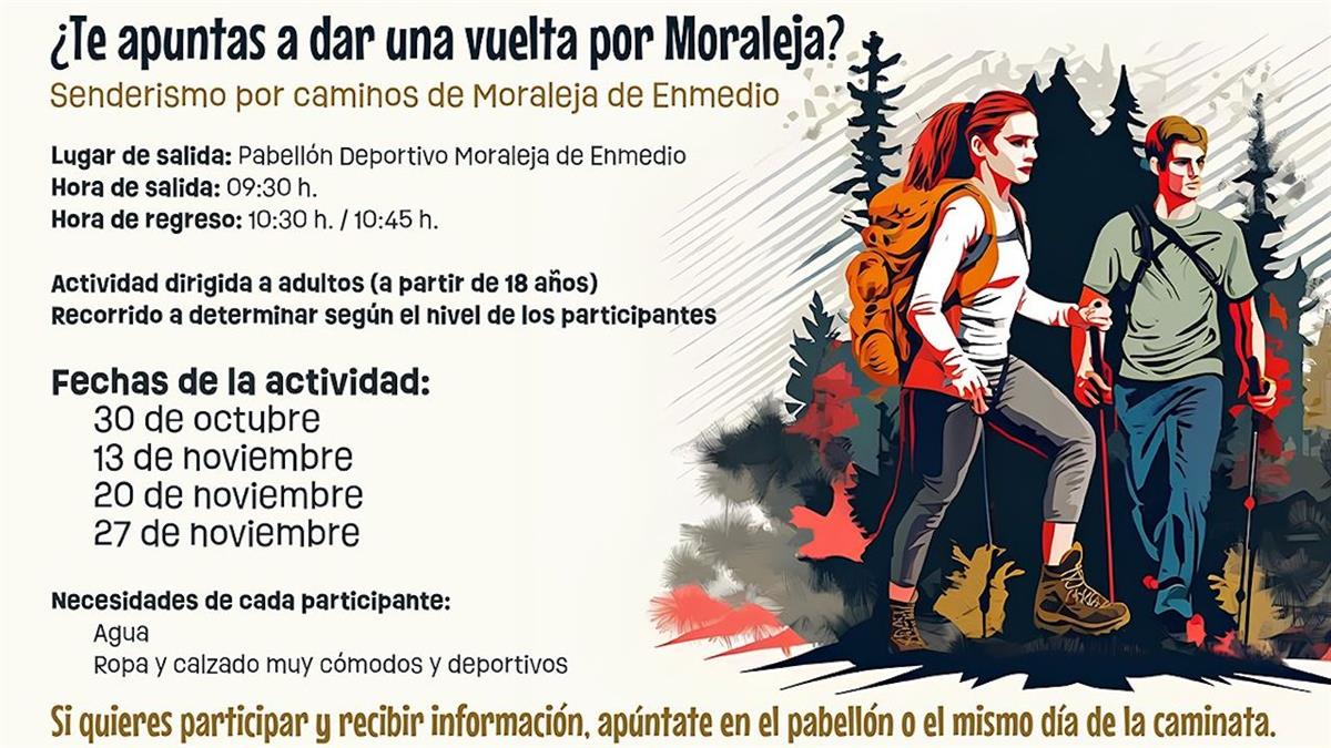 Todos los miércoles a partir de las 9:30 se podrá realizar las rutas