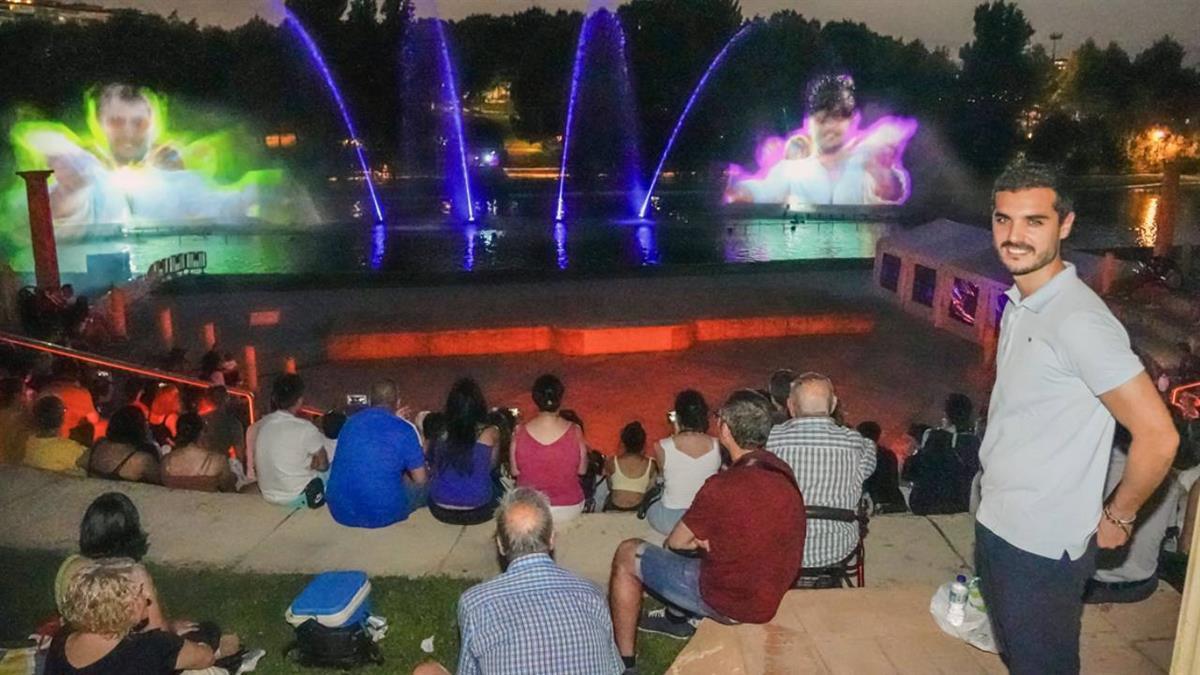 El Espectáculo Fuente del Parque Europa continúa este fin de semana con tres montajes distintos cada noche