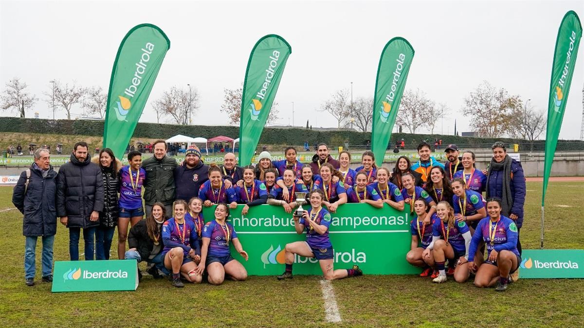 Las campeonas lograron el trofeo tras vencer al Sport Lisboa Benfica Rugby 