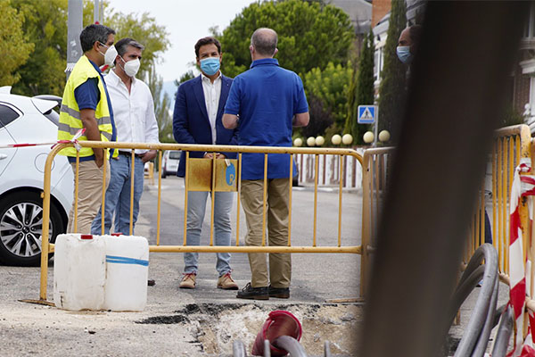 El alcalde ha visitado las obras