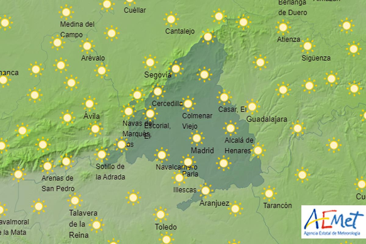 ¿Qué tiempo hará en la Comunidad según la Agencia Estatal de Meteorología?