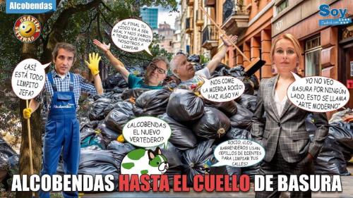 ¿Excrementos, vómitos y basura en las calles de Alcobendas?