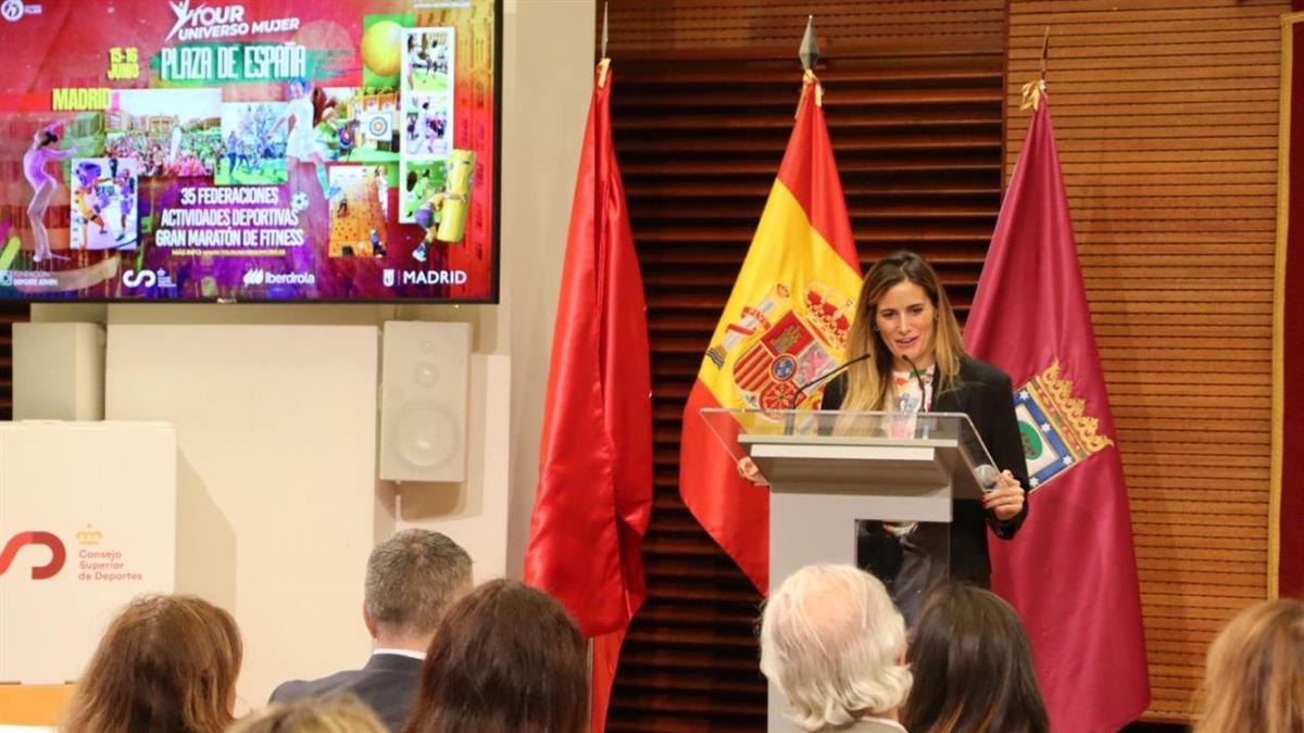 La concejala delegada de Deporte, Sonia Cea, ha participado en la presentación de este evento, que se celebrará los días 15 y 16 de junio en la Plaza de España
