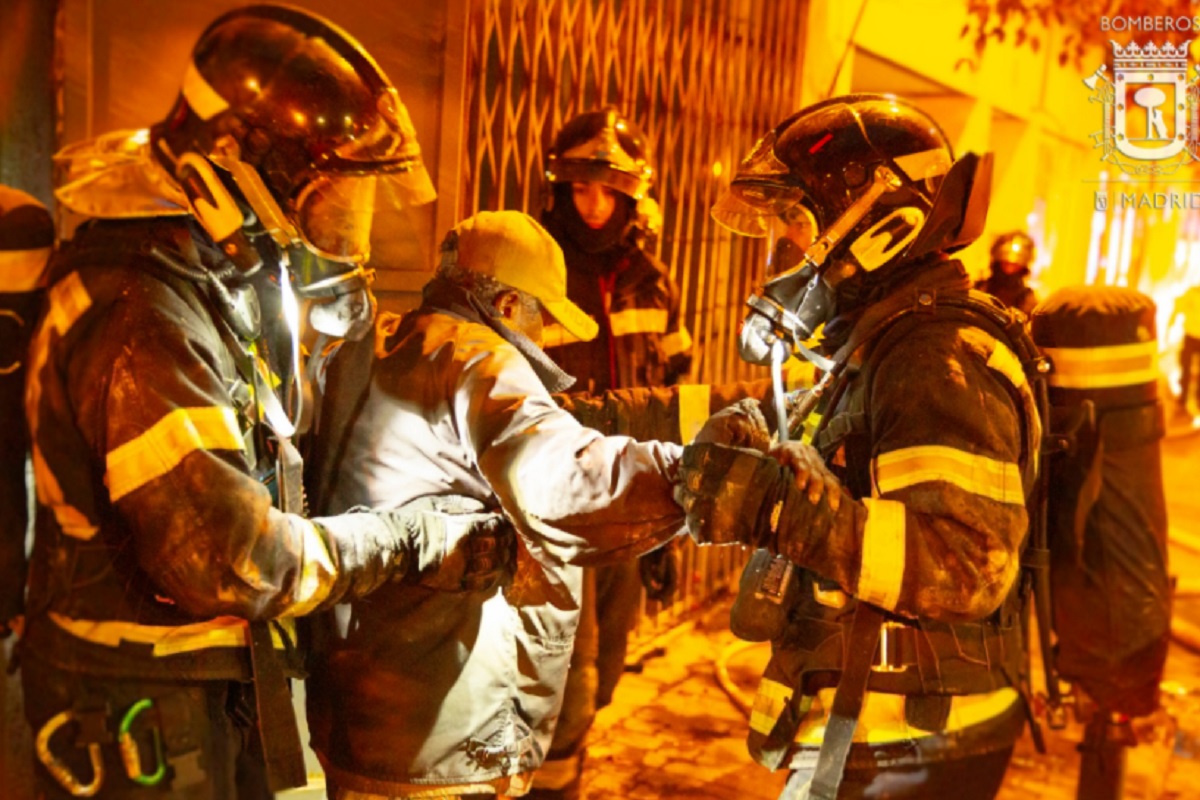 Los Bomberos de la Comunidad de Madrid investigan las causas del suceso