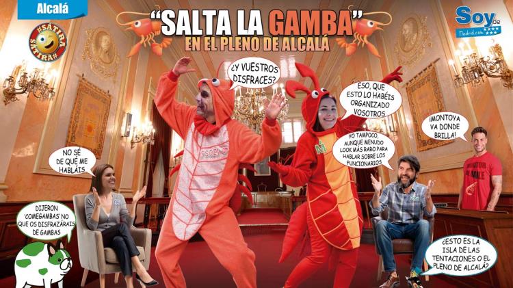 "Salta la gamba" en el Pleno de Alcalá de Henares