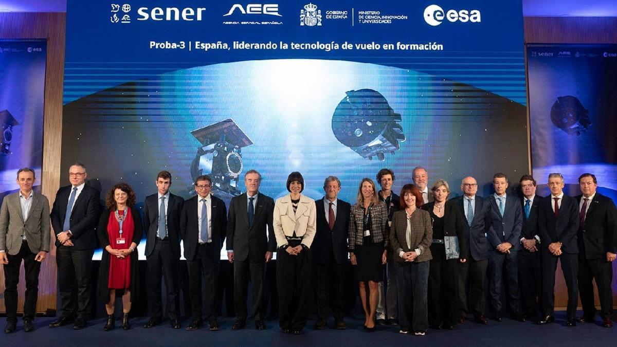 El municipio ha estado presente en la presentación de la misión espacial Proba-3 de la ESA