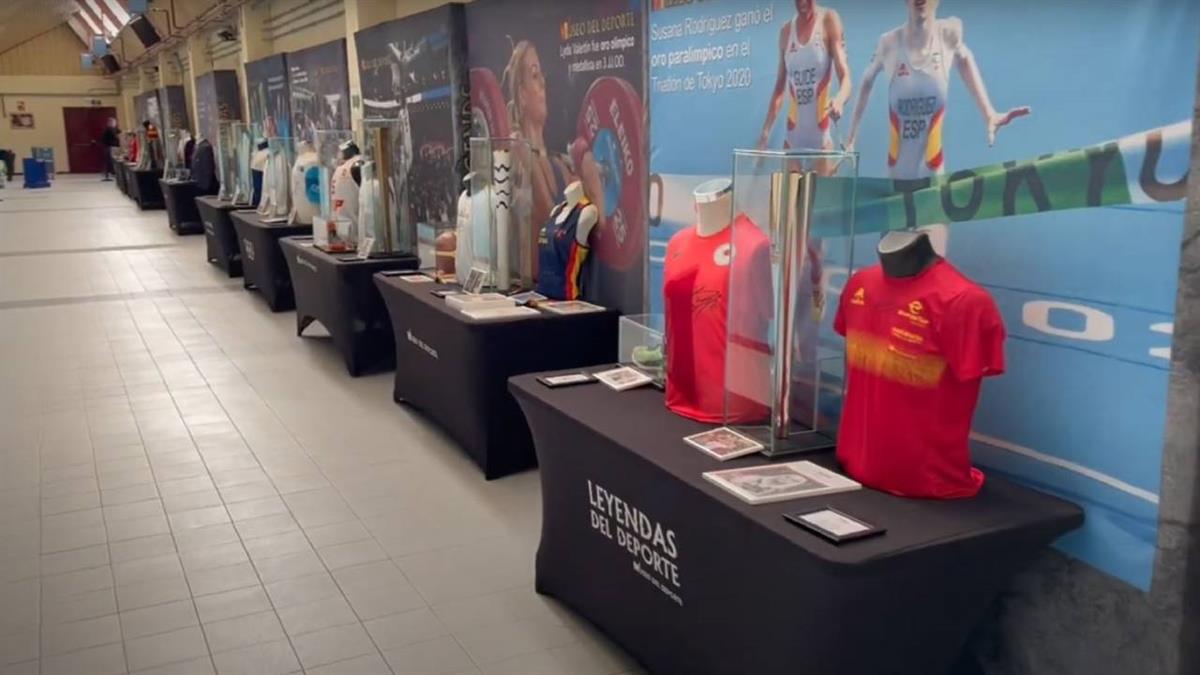 El polideportivo Chema Martínez acoge la exposición “Leyendas Olímpicas”