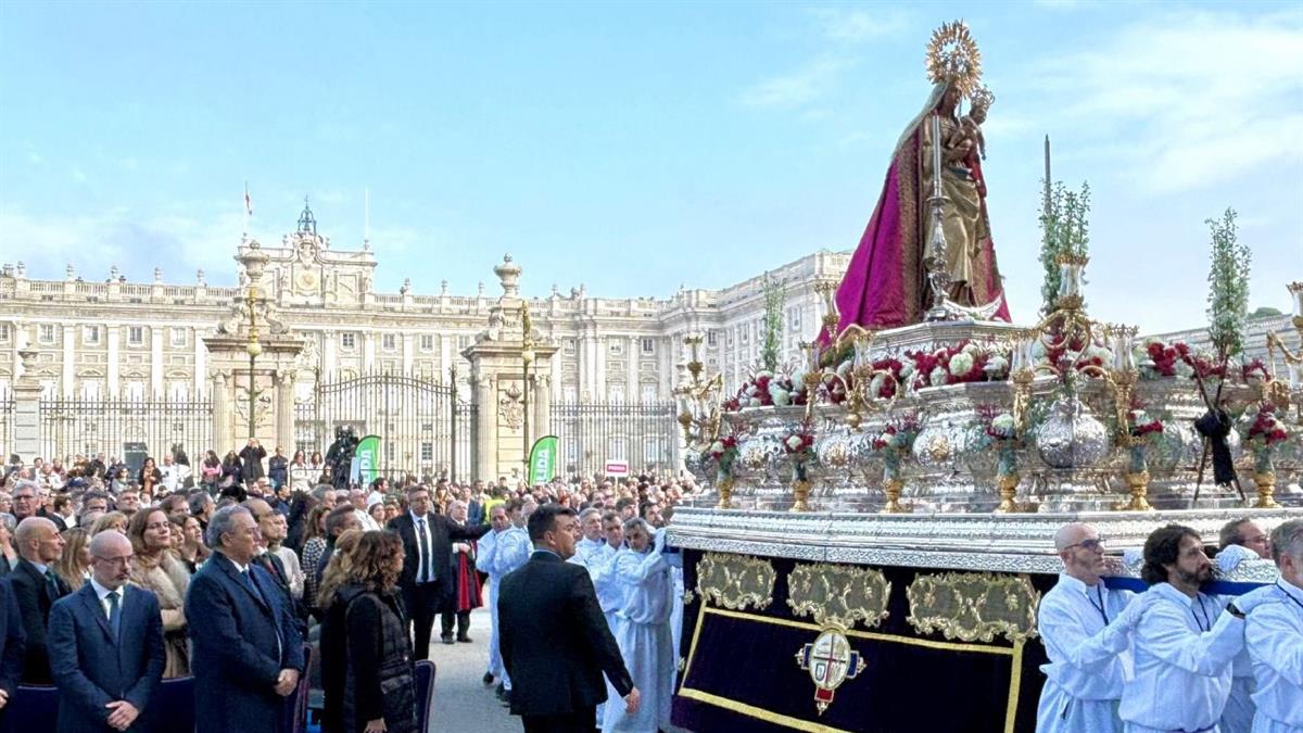 Madrid recuerda a las víctimas de la DANA en el día de su patrona