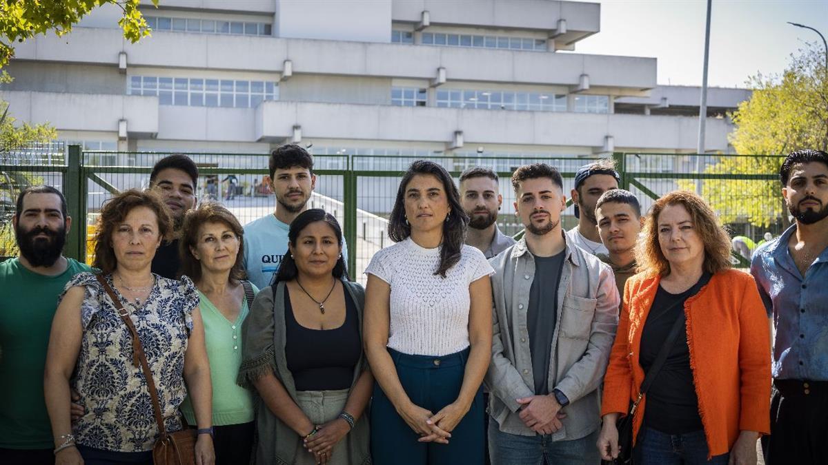 La portavoz de Más Madrid visitó el futuro Centro de Menores de La Cantueña junto a la concejala María José Hernández